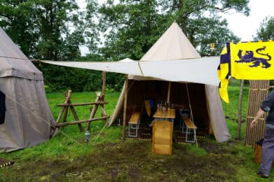 Lille pavilion åben